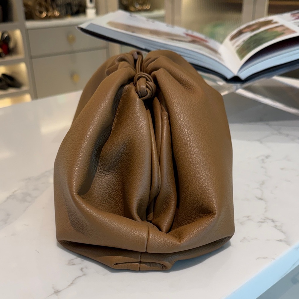 The Drop Tan Leather Clutch - Picture 6 of 7